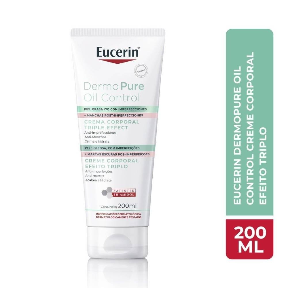 Creme Corporal Efeito Triplo Eucerin Dermopure Oil Control 200ml 200ml 2
