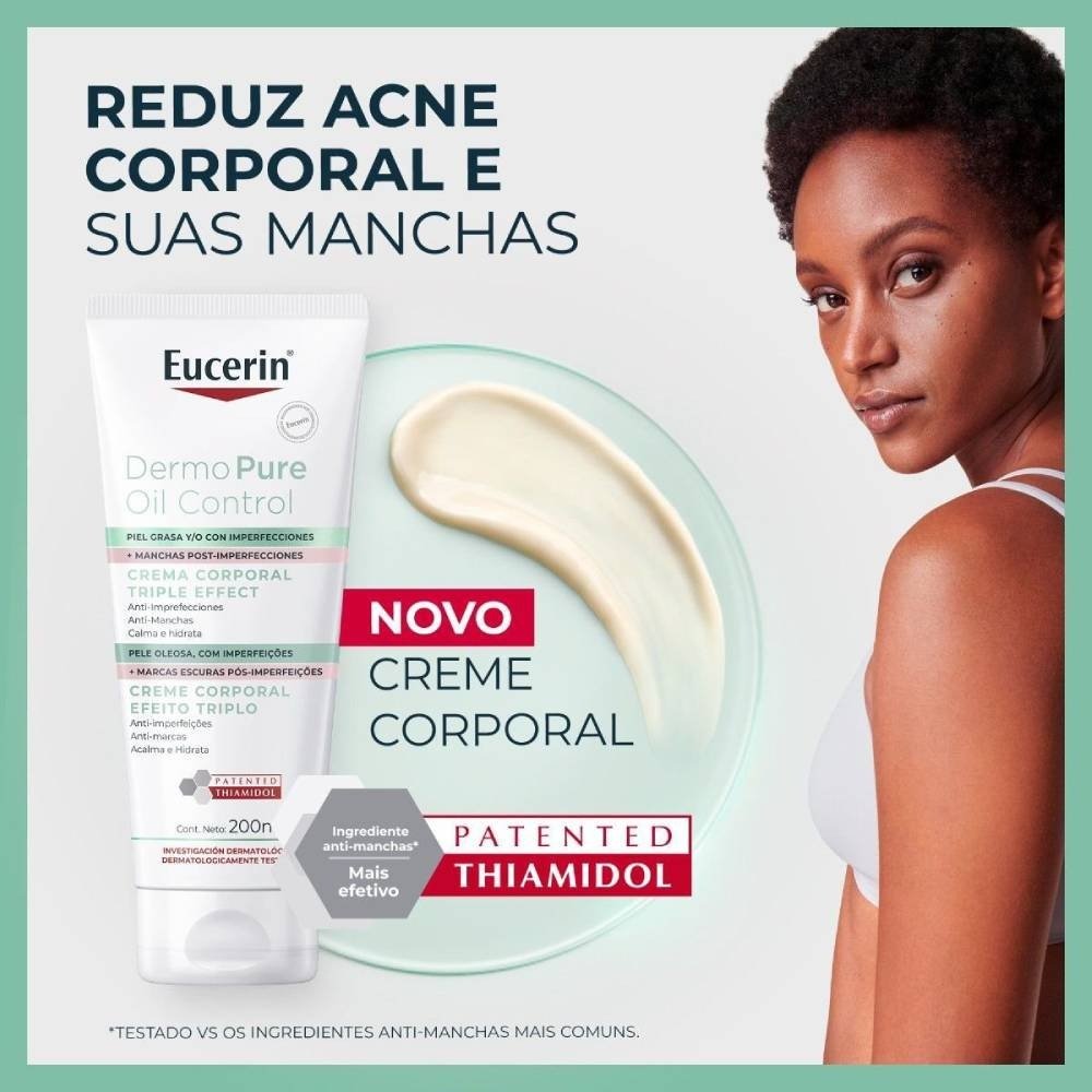 Creme Corporal Efeito Triplo Eucerin Dermopure Oil Control 200ml 200ml 3