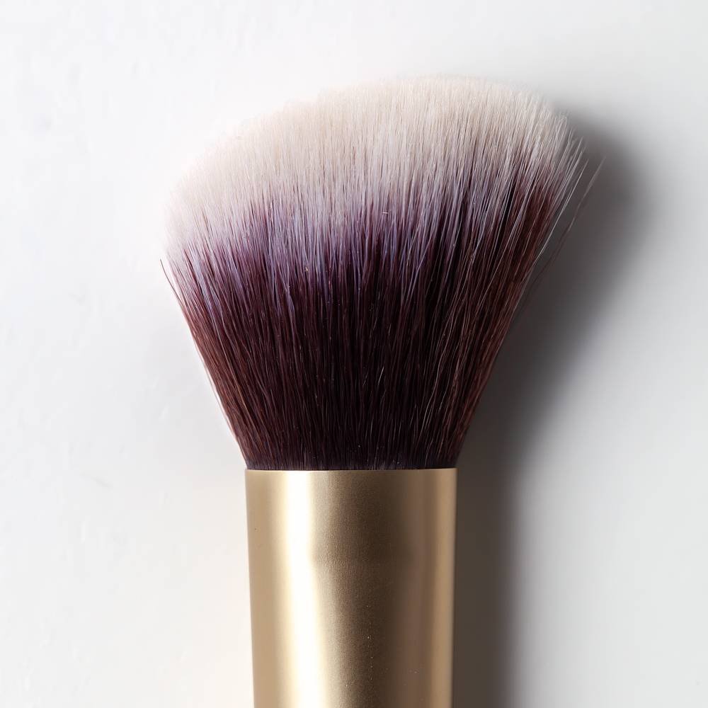 Pincel Duplo Para Maquiagem Panvel Make Up Iconic Edition Dourado 3