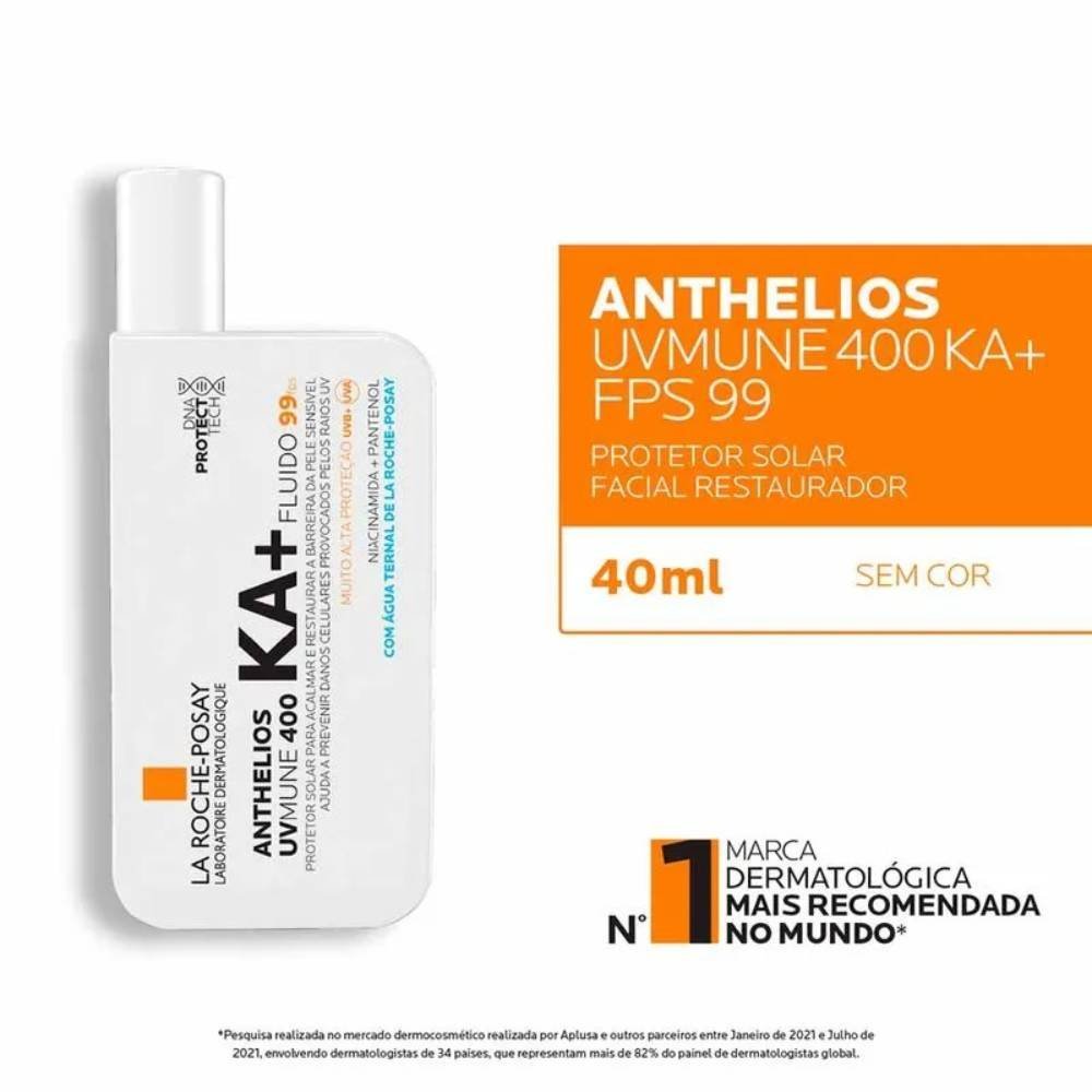 Protetor Solar Facial La Roche-posay Anthelios Uvmune 400 Ka+ Fps99 50ml 50ml 2