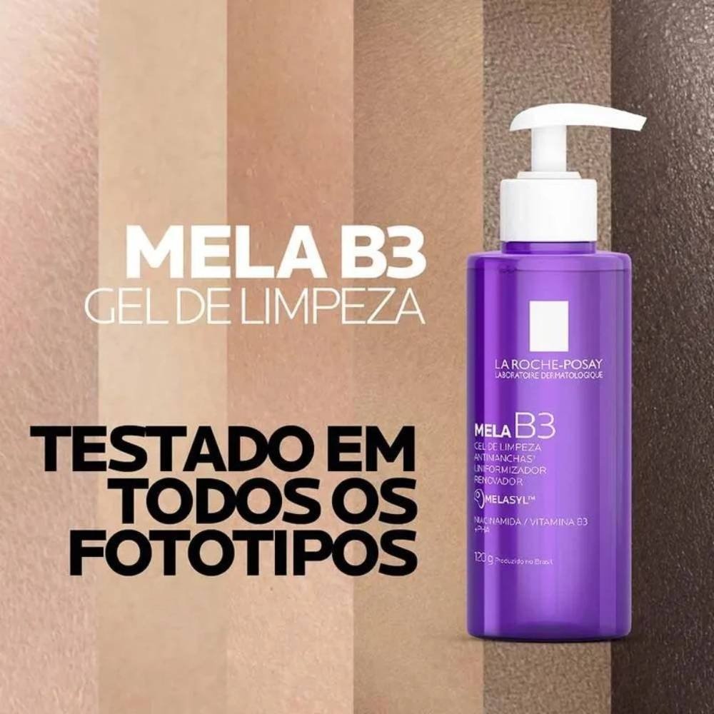 Gel De Limpeza Facial La Roche-posay Mela B3 Antimanchas 120g 120g 3