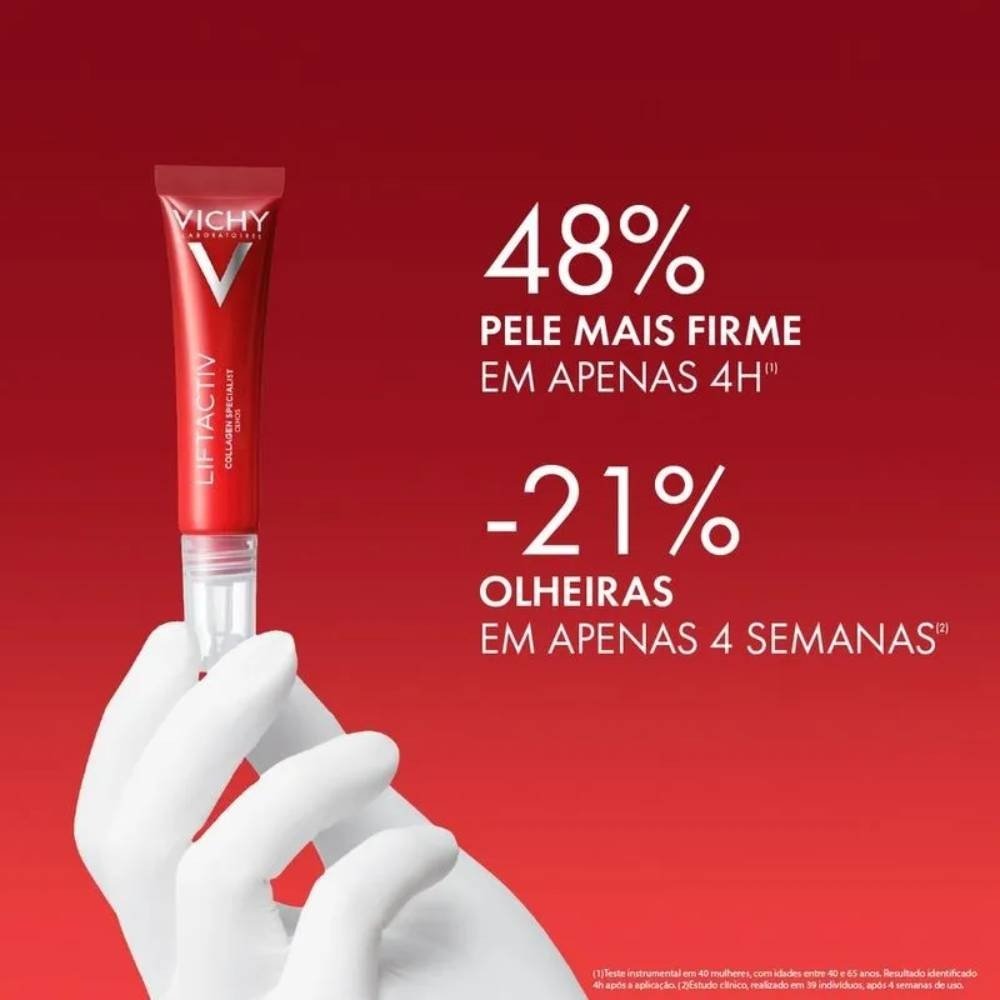Creme Anti-idade Para Área Dos Olhos Vichy Liftactiv Colágeno Specialist 16 15ml 15ml 3