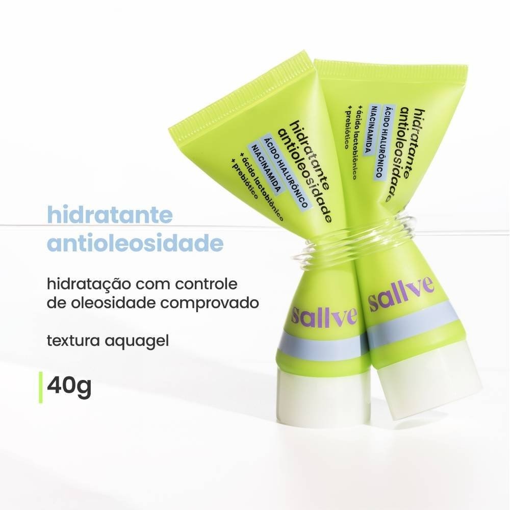 Hidratante Facial Antioleosidade Sallve 40g 40g 2