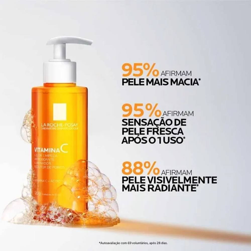 Gel De Limpeza Facial La Roche-posay Vitamina C 120g 7,5ml 4