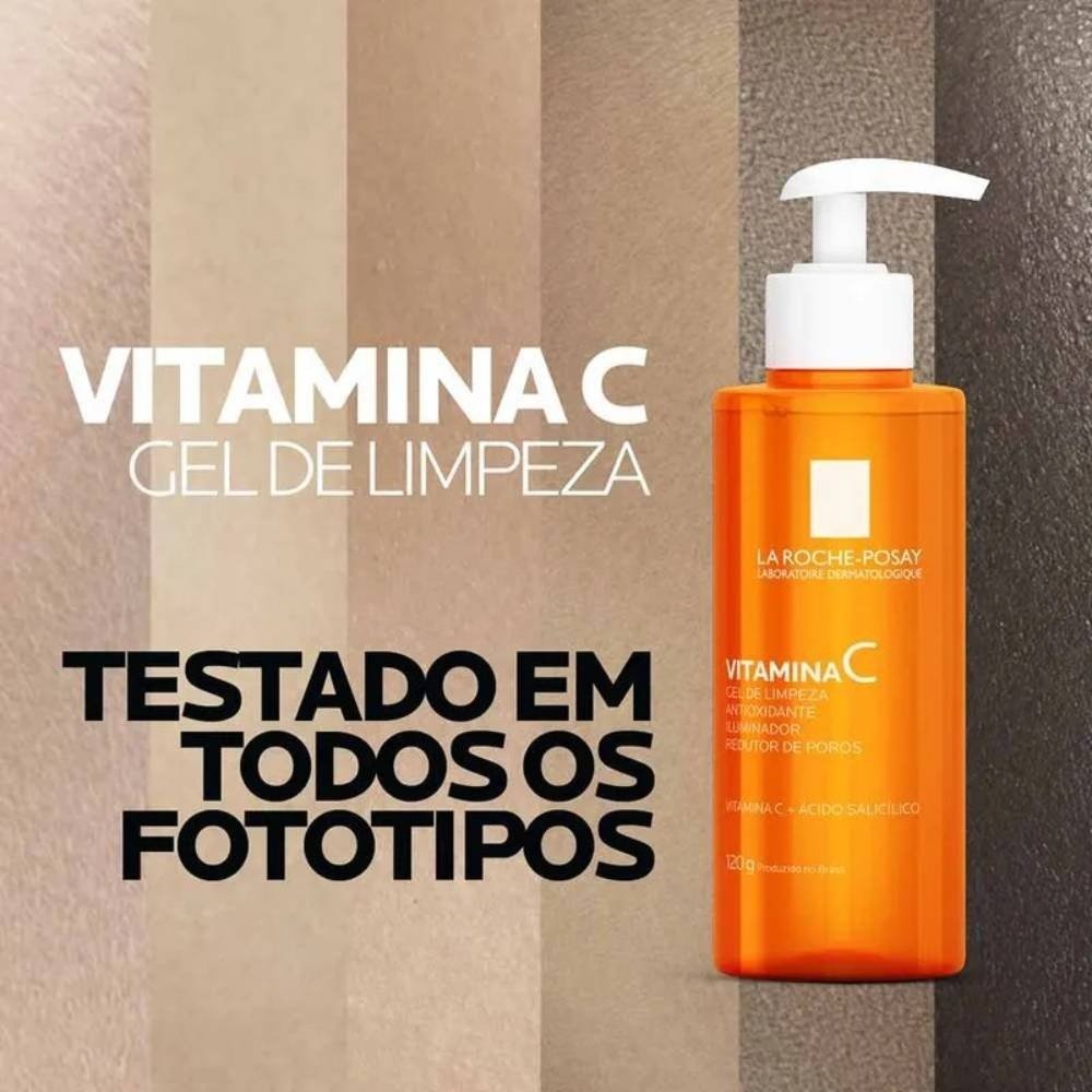 Gel De Limpeza Facial La Roche-posay Vitamina C 120g 7,5ml 5