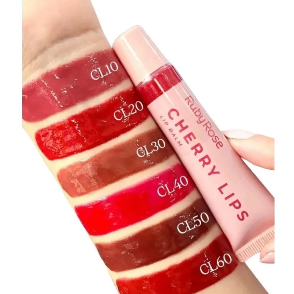 Balm Labial Ruby Rose Cherry Lips Cl30 15g Rosa 3