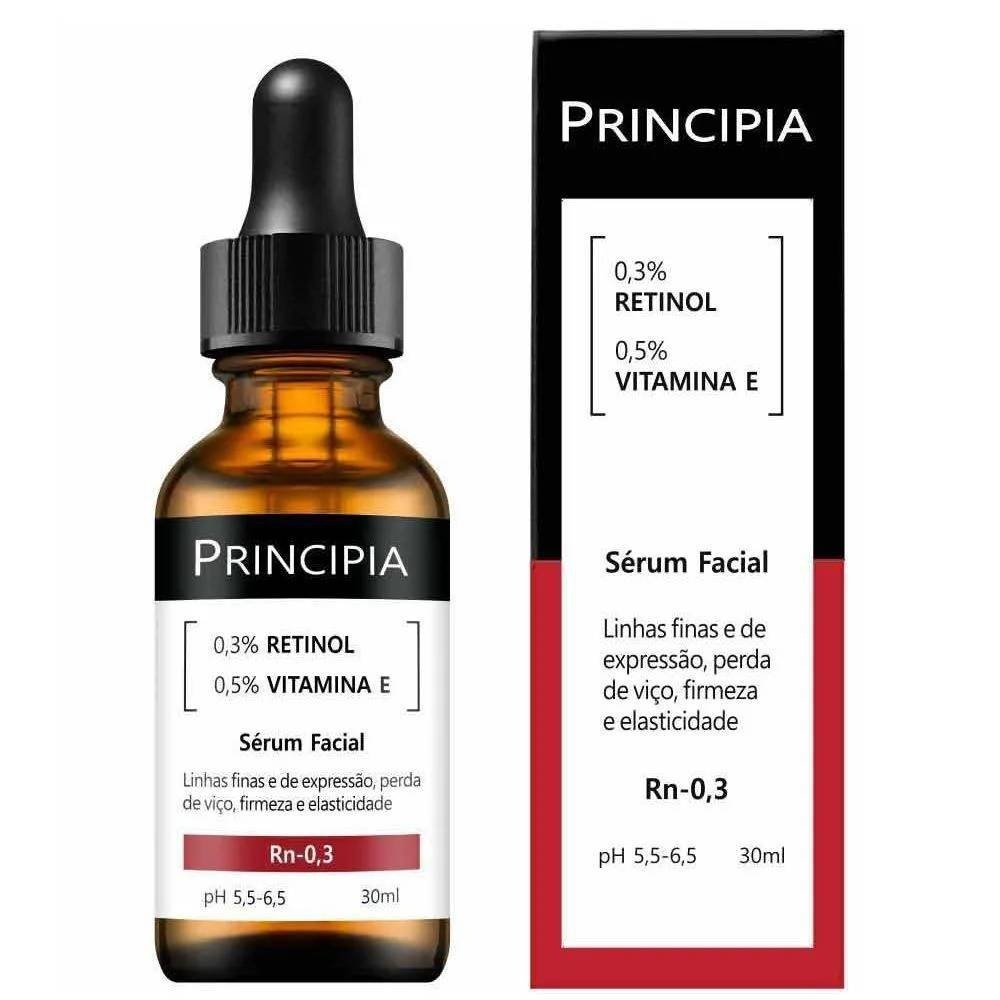Kit Principia Trio Essencial Sérum Retinol 0,3% + Sérum Vitamina C 10% + Sérum Ácido Hialurônico 2% ÚNICO 3