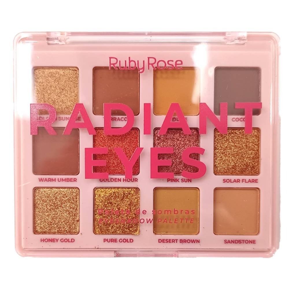 Paleta De Sombras Ruby Rose Radiant Eyes 15g 15g 1