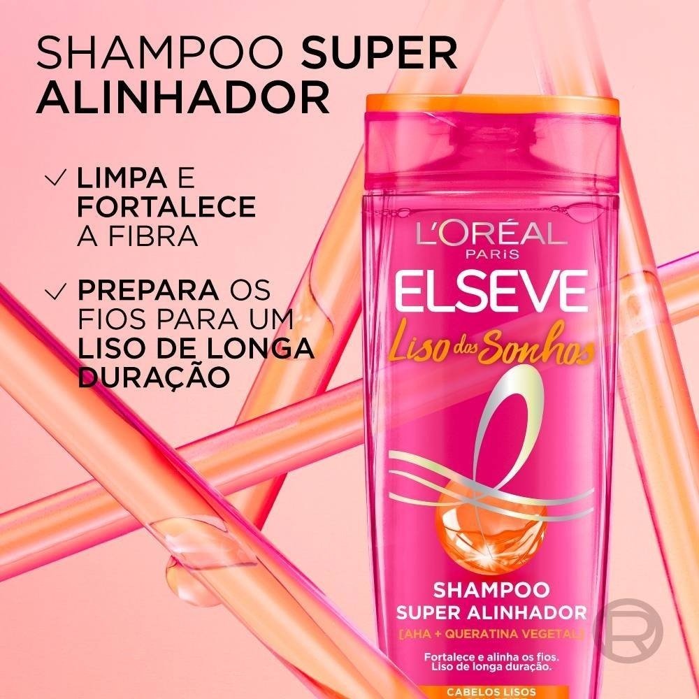 Shampoo Elseve L’oréal Paris Liso Dos Sonhos 200ml 200ml 3