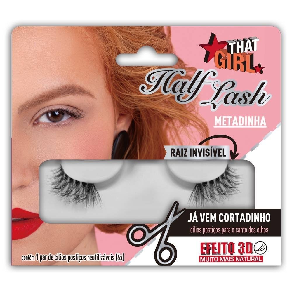 Cílios Postiços That Girl Half Lash Metadinha 1 Unidade ÚNICO 1