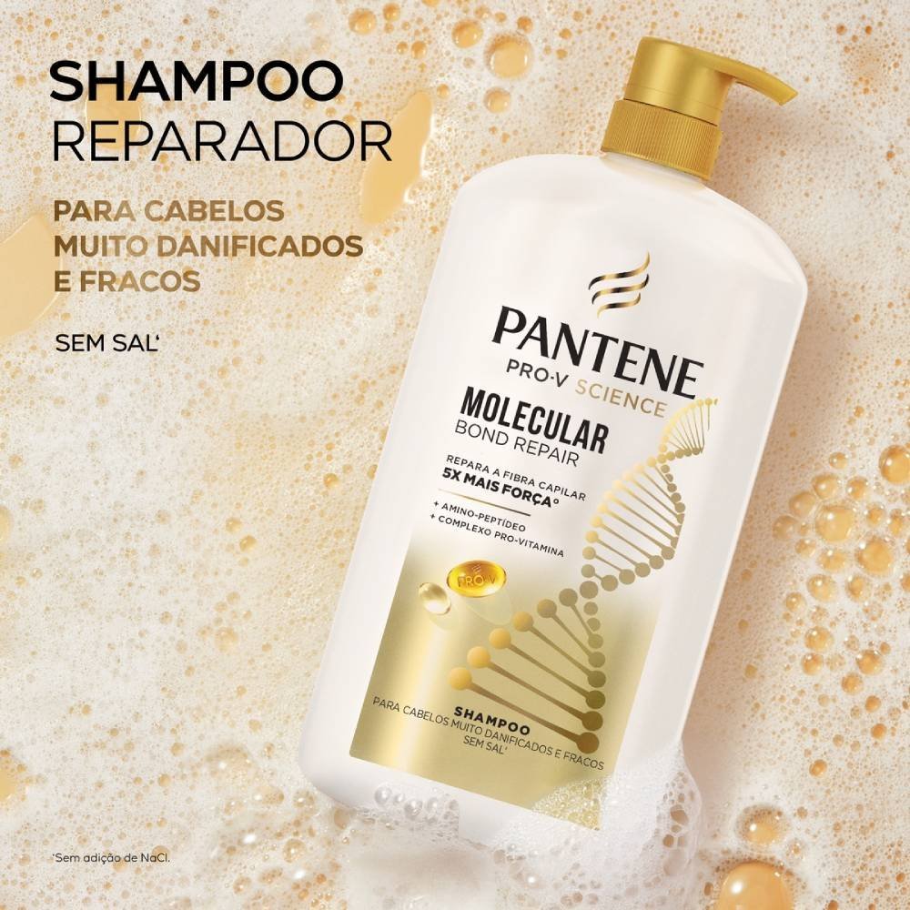 Shampoo Pantene Molecular Bond Repair 1l 1L 4