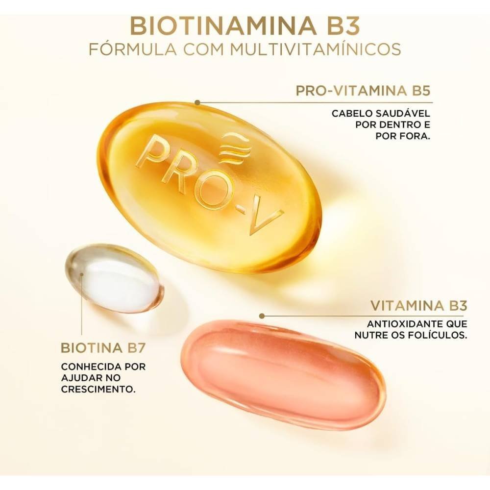 Condicionador Pantene Biotinamina B3 Antiqueda 1l 1L 4