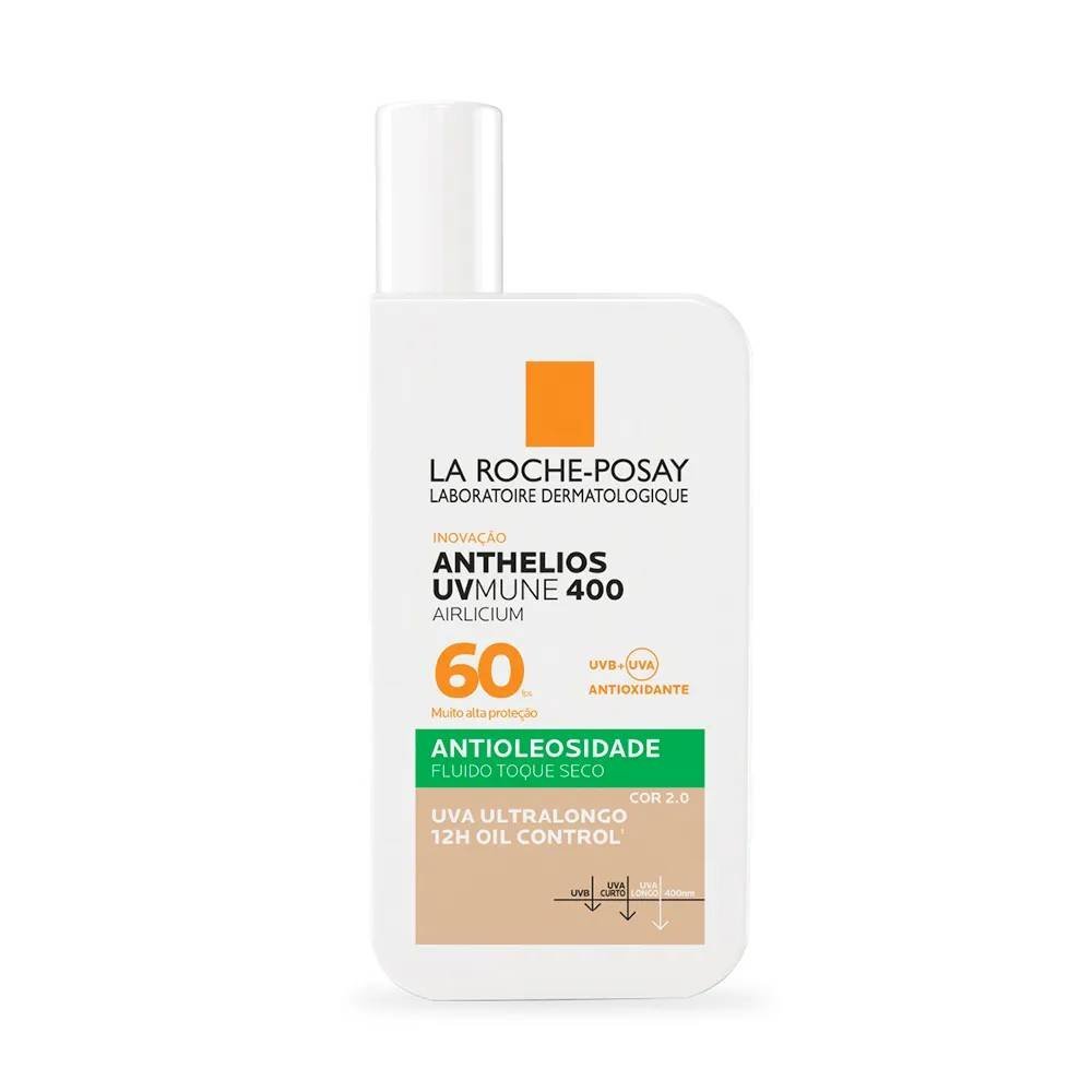Protetor Solar Facial La Roche-posay Anthelios Uvmune 400 Airlicium Cor 2.0 Fps60 40ml Cor 2.0 1
