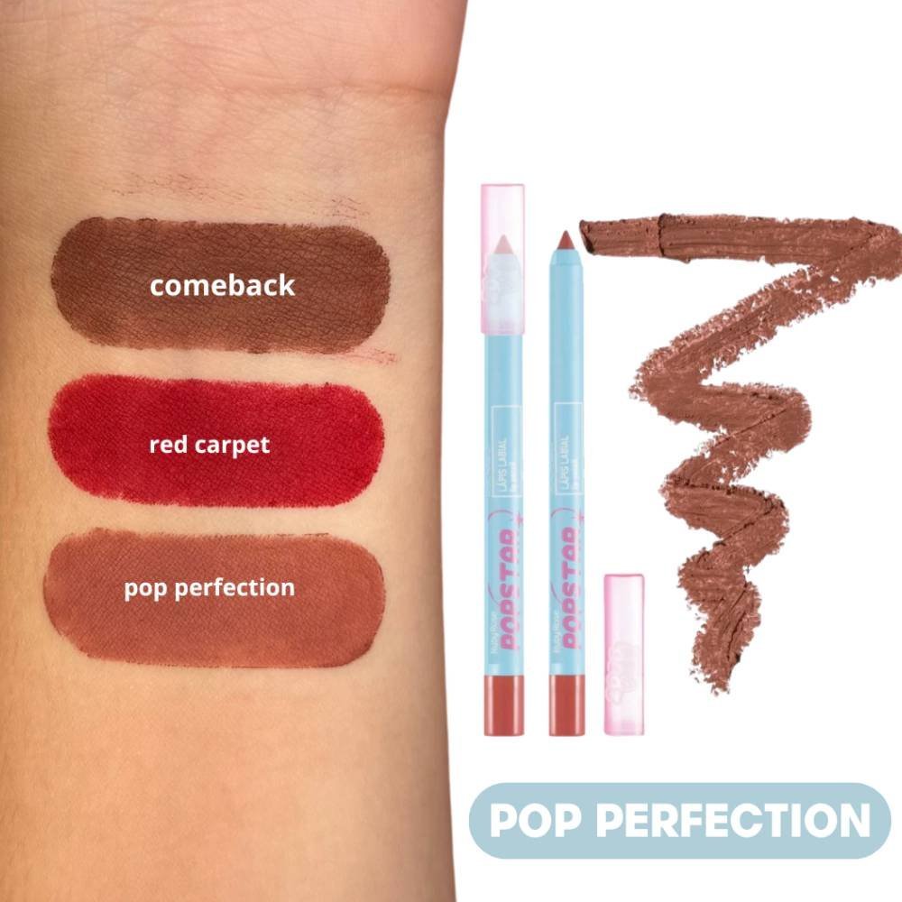 Lápis Para Contorno Labial Ruby Rose Iconic Popstar Comeback 1g Iconic 4