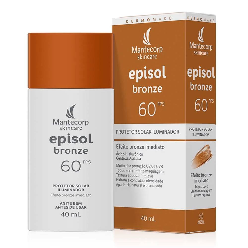 Protetor Solar Facial Episol Bronze Fps60 40ml