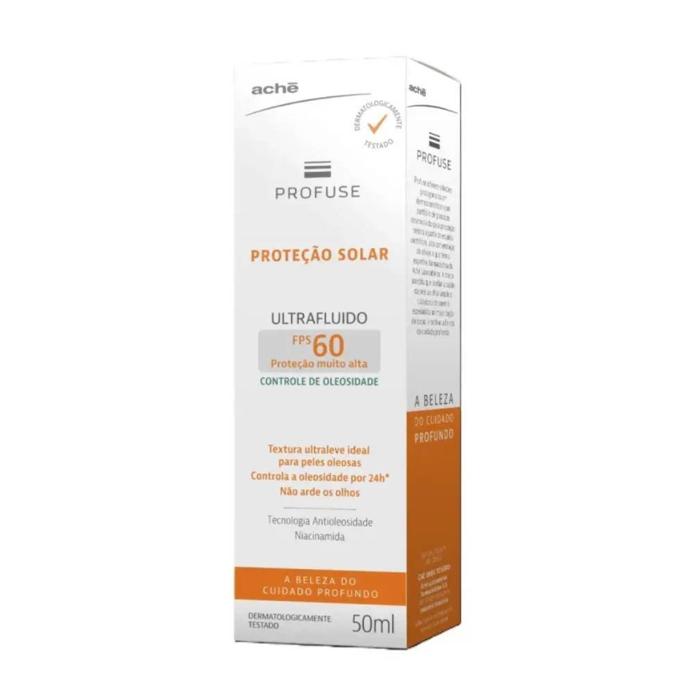 Protetor Solar Facial Profuse Ultrafluido Incolor Fps60 50ml 50ml 2