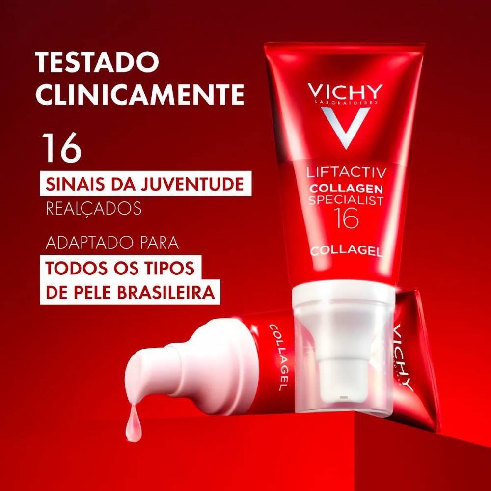 Gel Facial Vichy Liftactiv Collagen Specialist 16 Collagel 50g 50g 3