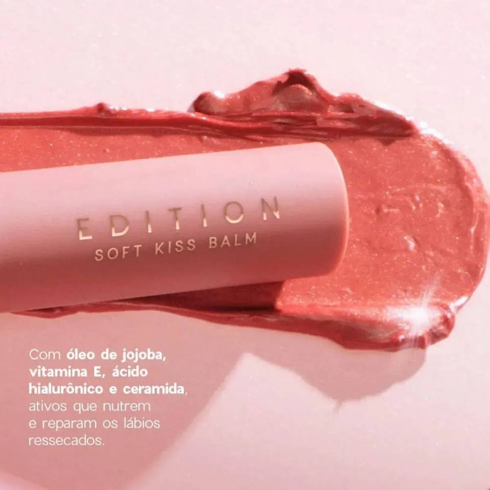 Balm Labial Océane Edition Soft Kiss Glossy Rose Pink 3g 3g 4