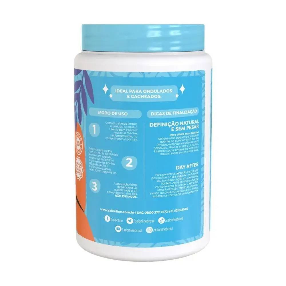 Creme Para Pentear Salon Line Definição Natural 1kg 1kg 2