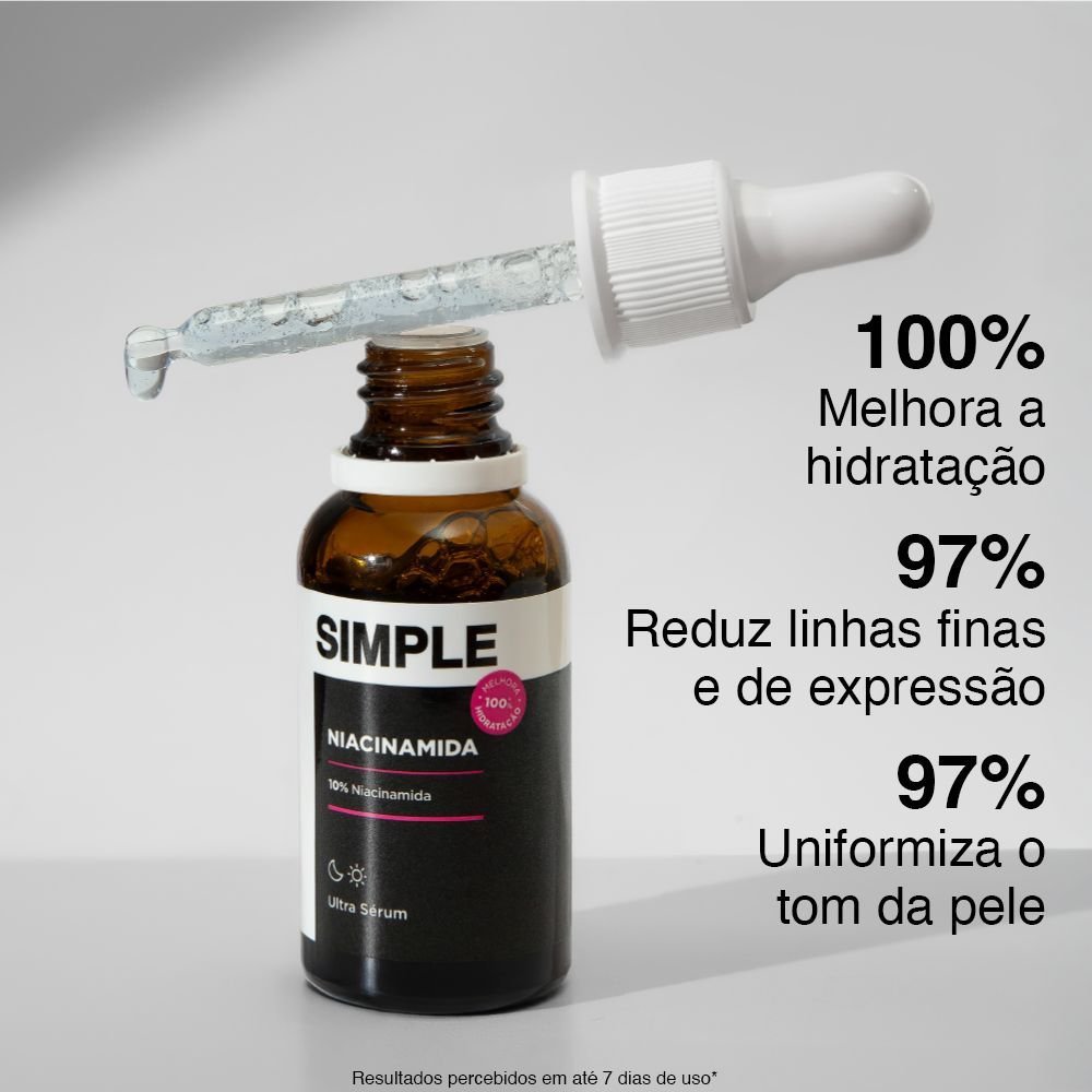 Sérum Facial Simple Niacinamida 30ml 30ml 3