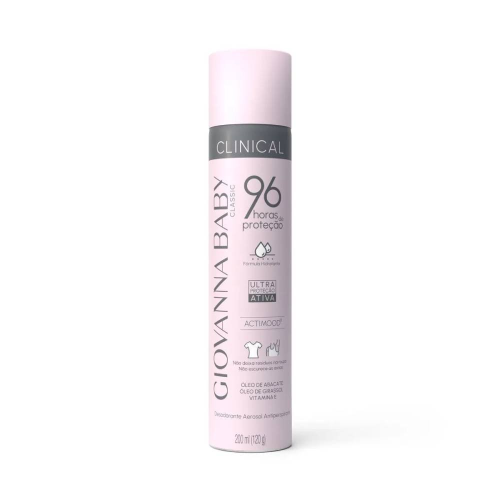 Desodorante Aerosol Giovanna Baby Clinical Classic 200ml