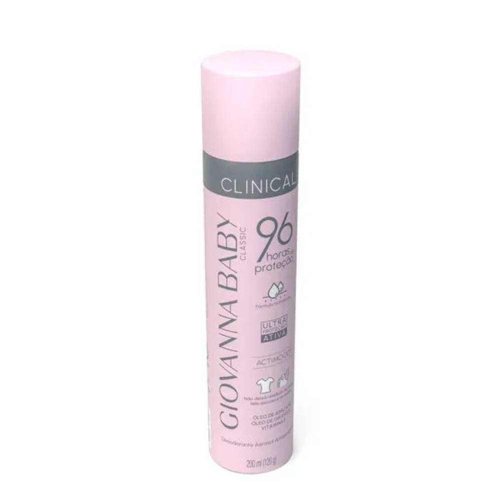 Desodorante Aerosol Giovanna Baby Clinical Classic 200ml 200ml 2