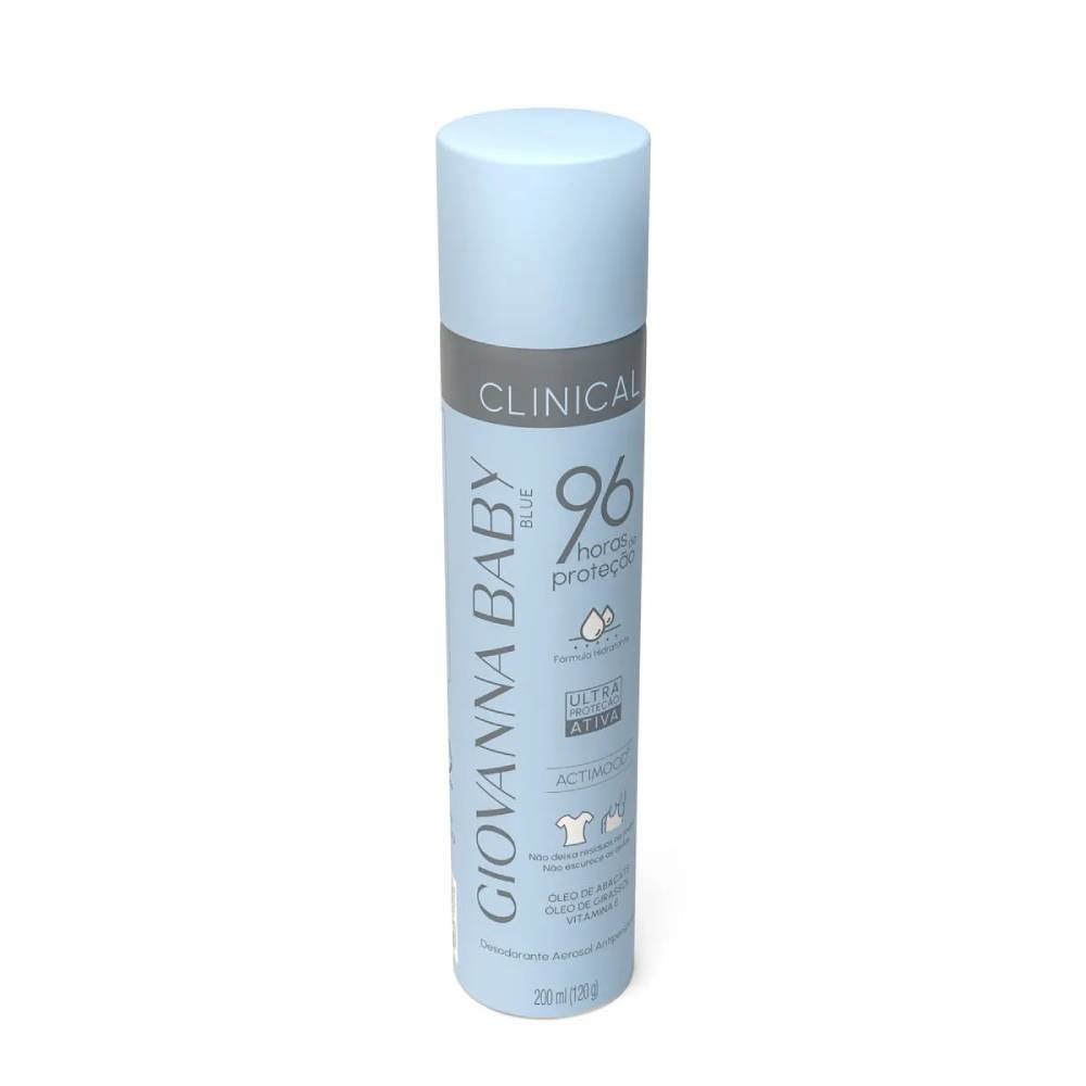 Desodorante Aerosol Giovanna Baby Clinical Blue 200ml 200ml 2