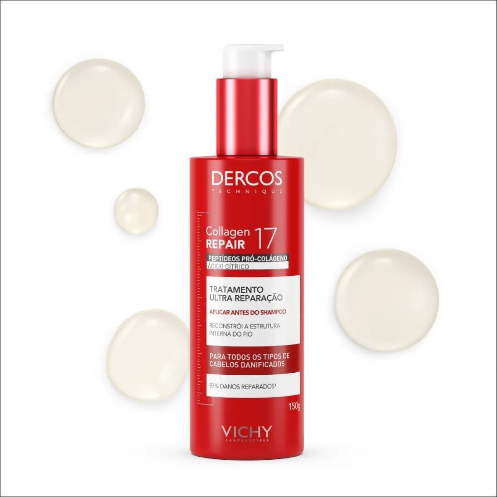 Pré-shampoo Vichy Dercos Collagen Repair 17 150g 150g 2