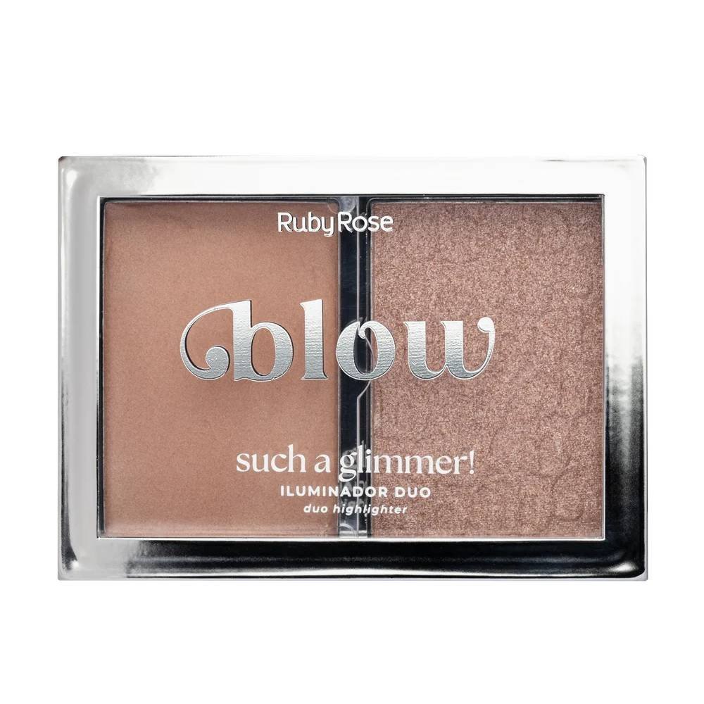 Paleta De Iluminadores Ruby Rose Blow Such A Glimmer 3 10g 10g 4