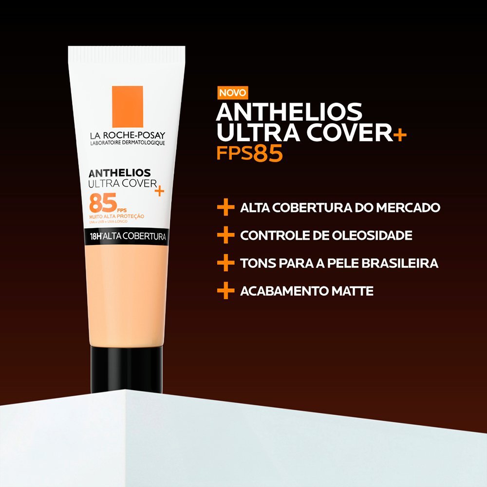 Protetor Solar Facial La Roche-posay Anthelios Ultra Cover+ 2.0 Fps85 30g 30g 3