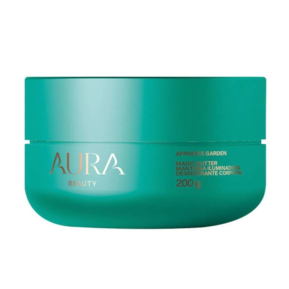 Manteiga Iluminadora Corporal Aura Beauty Afrodite Garden 200g