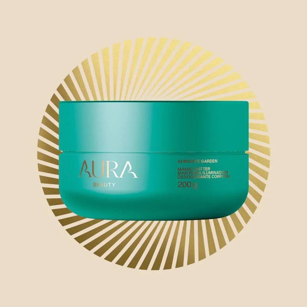 Manteiga Iluminadora Corporal Aura Beauty Afrodite Garden 200g 200g 2
