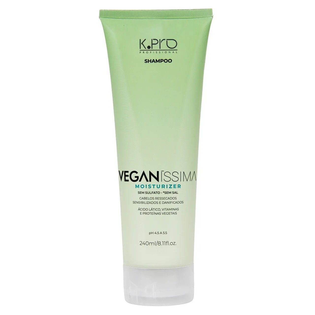 KIT VEGANISSIMA SHAMPOO MOISTURIZER 240ML + CONDICIONADOR 230G + LEAVE-IN ACGUA OIL 200ML ÚNICO 2
