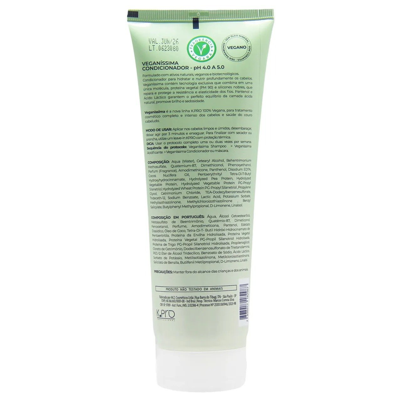 KIT VEGANISSIMA SHAMPOO MOISTURIZER 240ML + CONDICIONADOR 230G + LEAVE-IN ACGUA OIL 200ML ÚNICO 5