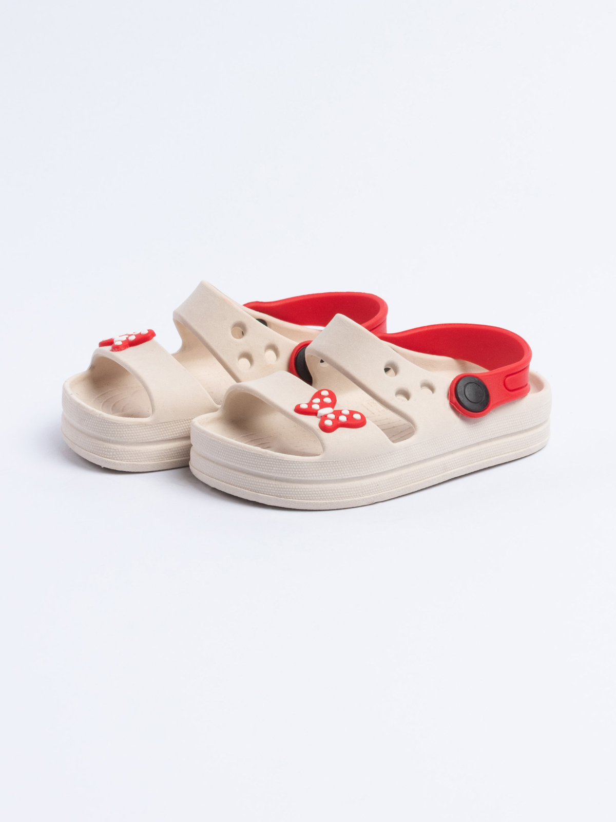 Sandália Laço Infantil Off-White