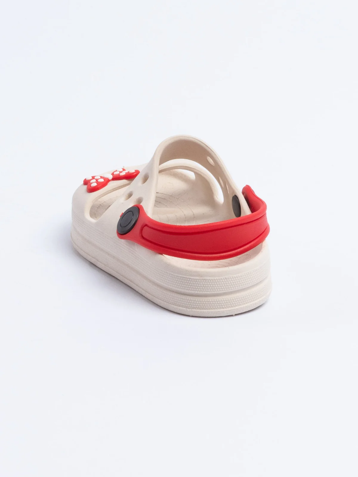 Sandália Laço Infantil Off-White Bege 3