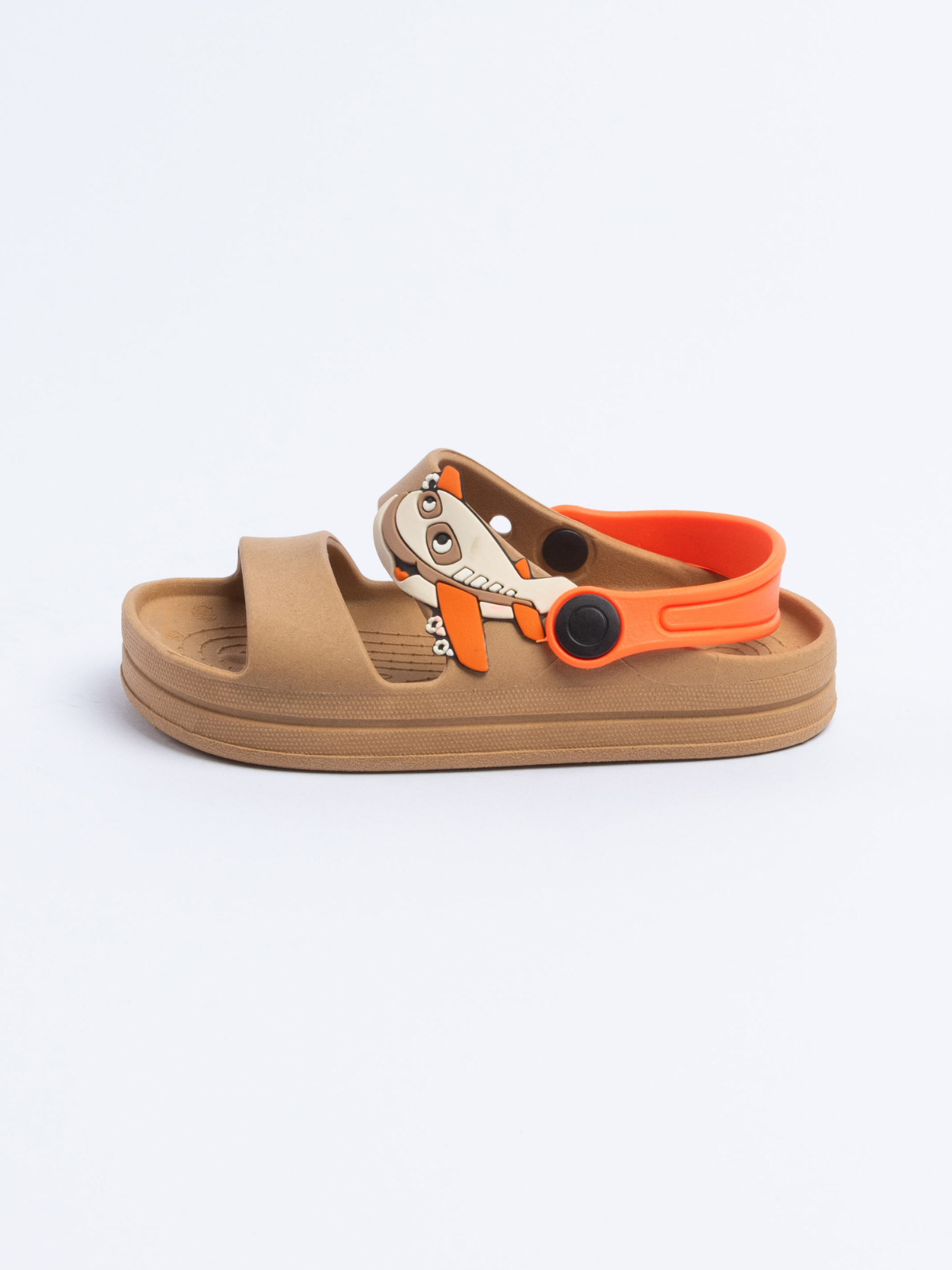 Sandália Infantil Avião Bege Marrom 2