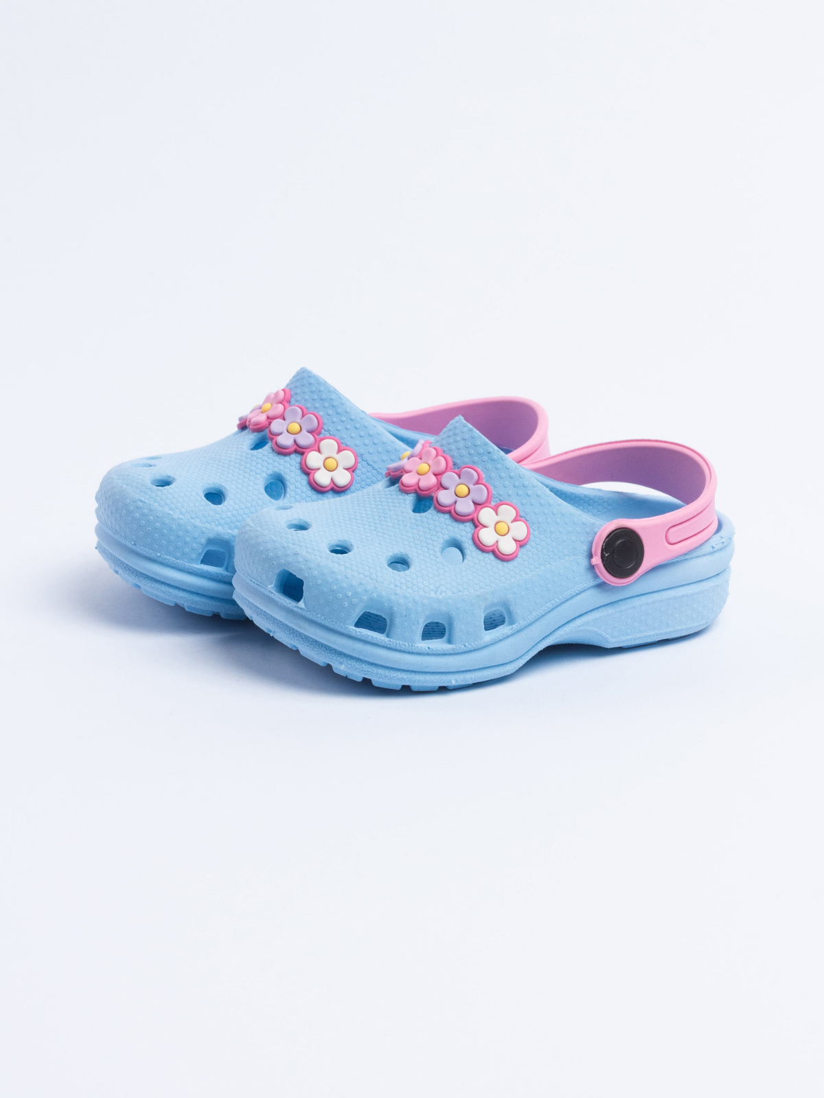 Sandália Florzinhas Infantil Azul Azul 2