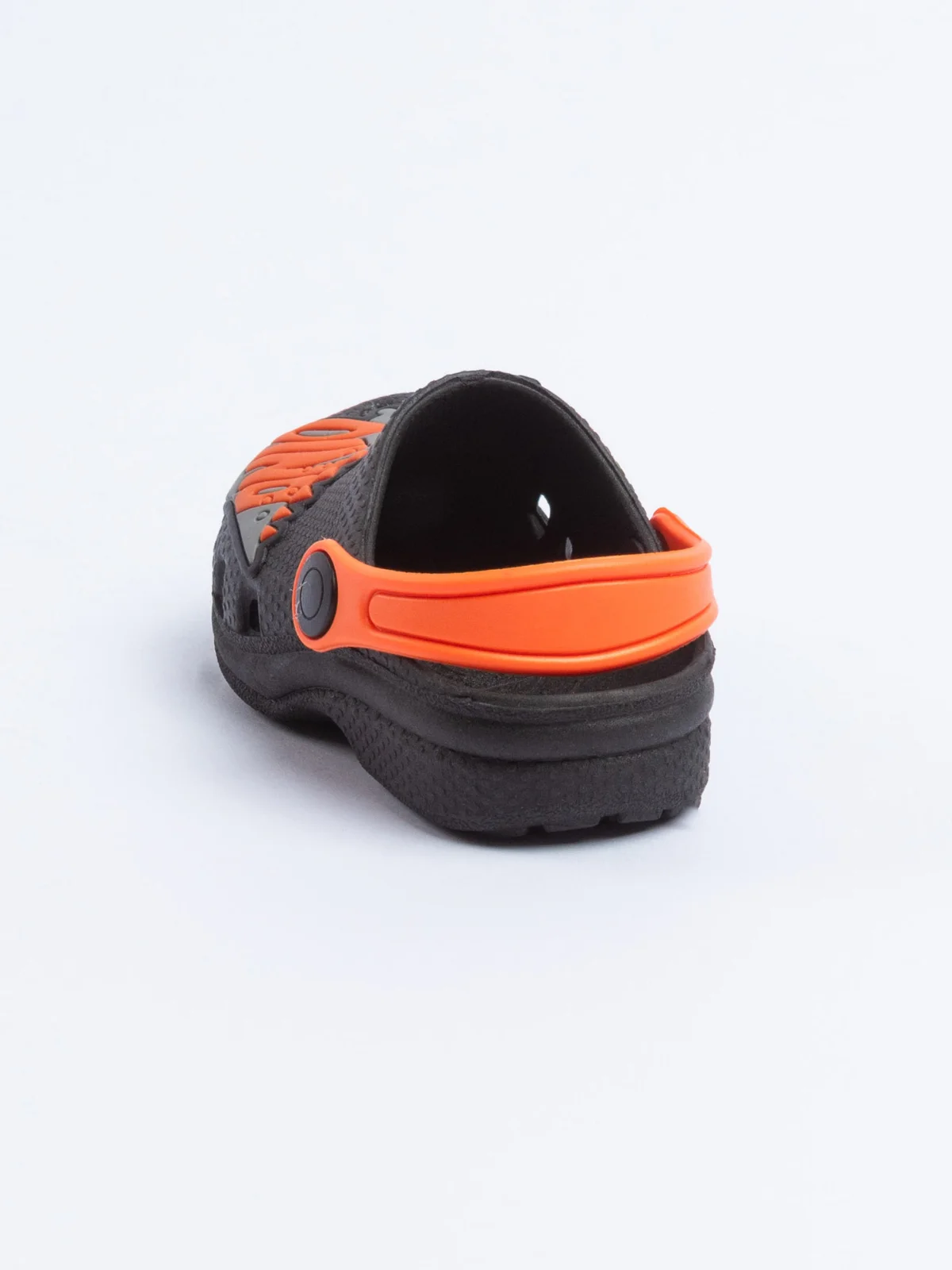Sandália Infantil Dino Laranja Preto 5