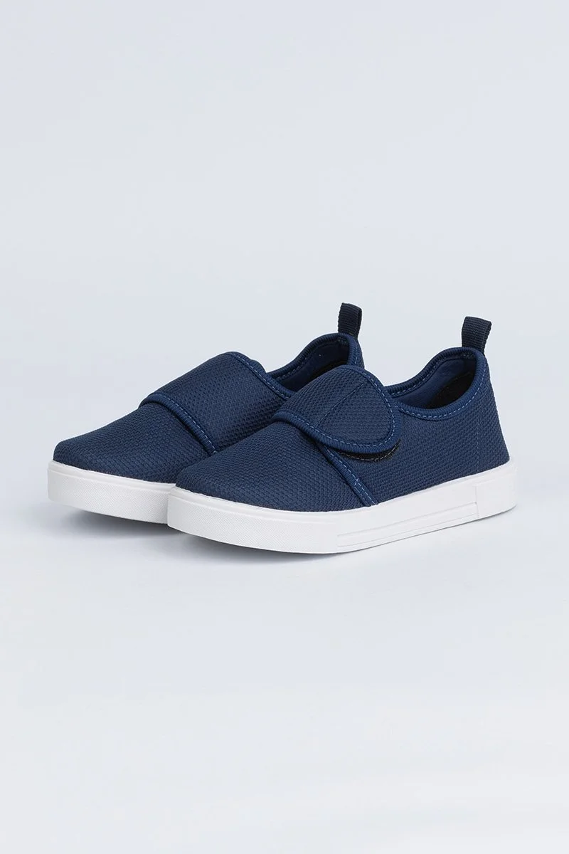 Tênis Infantil Calce Fácil Velcro Azul Marinho 6