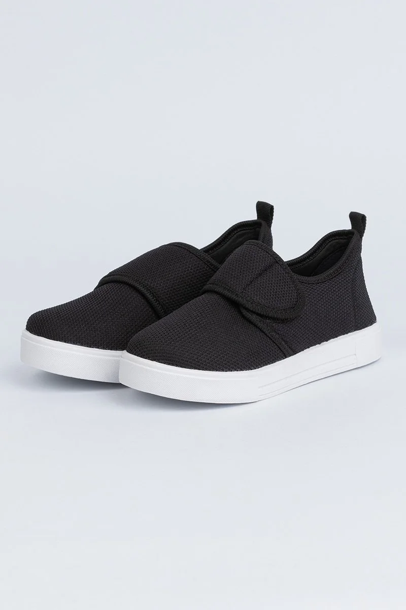Tênis Infantil Calce Fácil Velcro Preto 2