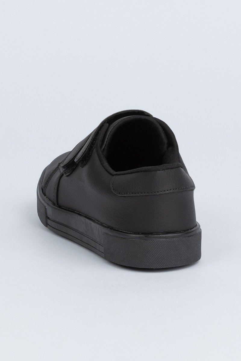 Tênis Infantil Casual Preto com Duplo Velcro Preto 4