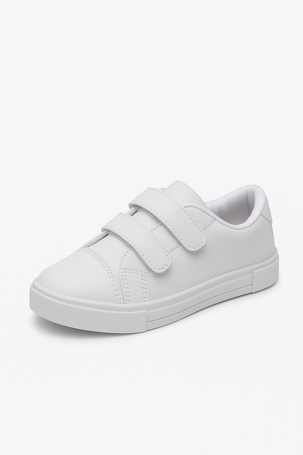 Tênis Infantil Casual Branco com Duplo Velcro Branco 6