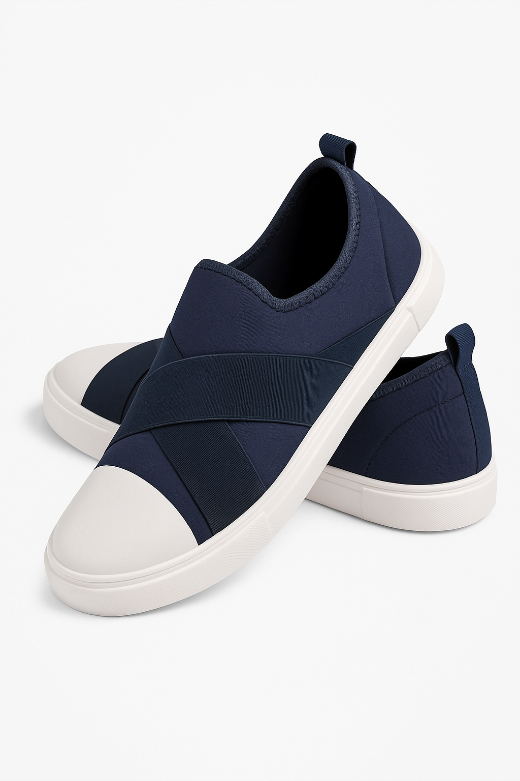 Tênis Infantil Casual Faixas Azul Marinho 6