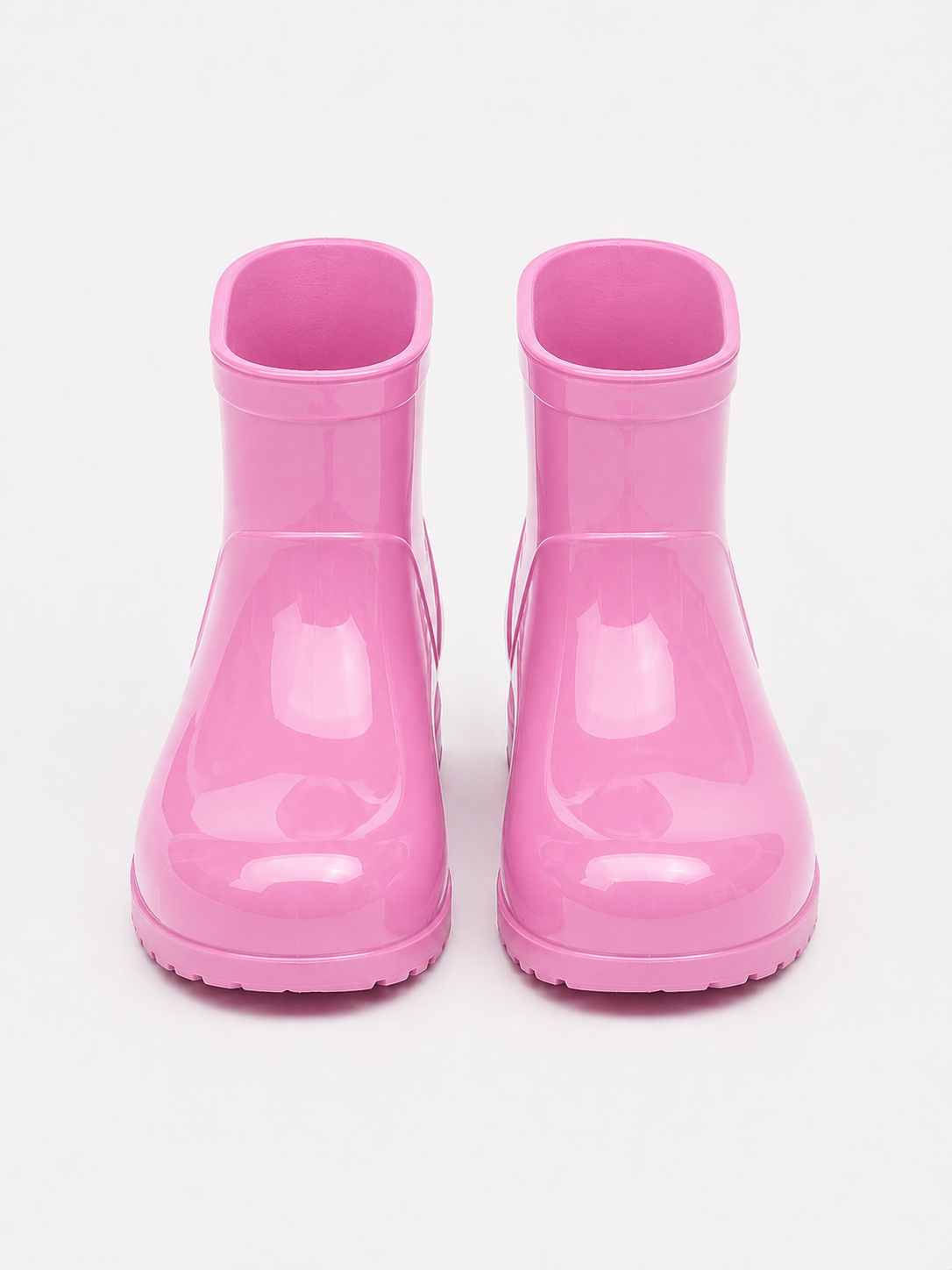 Galocha Infantil Feminina Impermeável Antiderrapante Rosa Claro Rosa 2