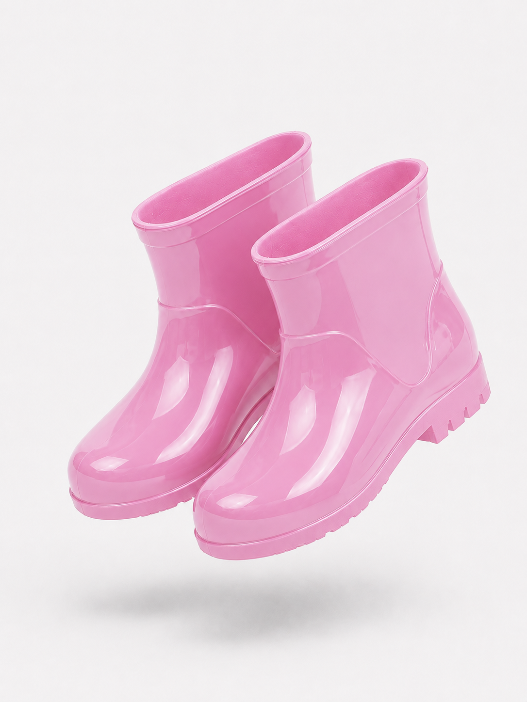 Galocha Infantil Feminina Impermeável Antiderrapante Rosa Claro Rosa 5