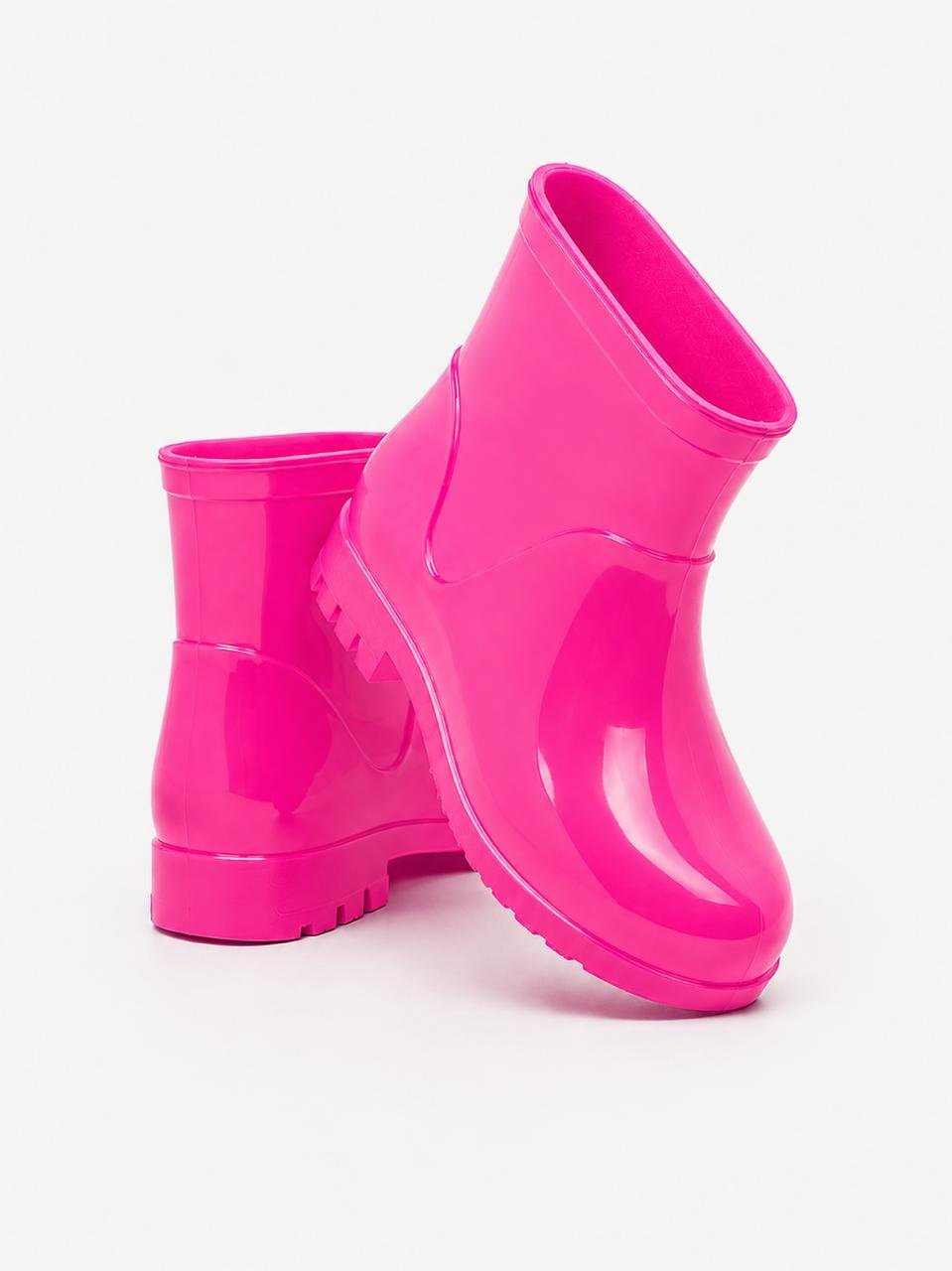 Galocha Infantil Feminina Impermeável Antiderrapante Pink Rosa 5