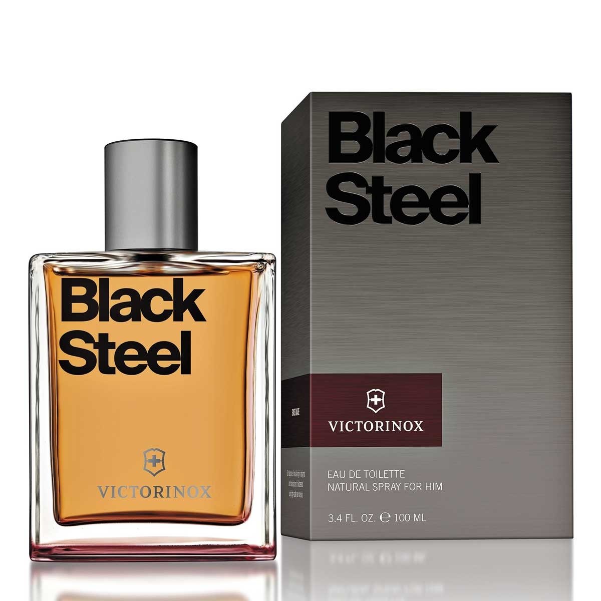 Perfume Victorinox Black Steel - Eau de Toilette Masculino 100ml 2