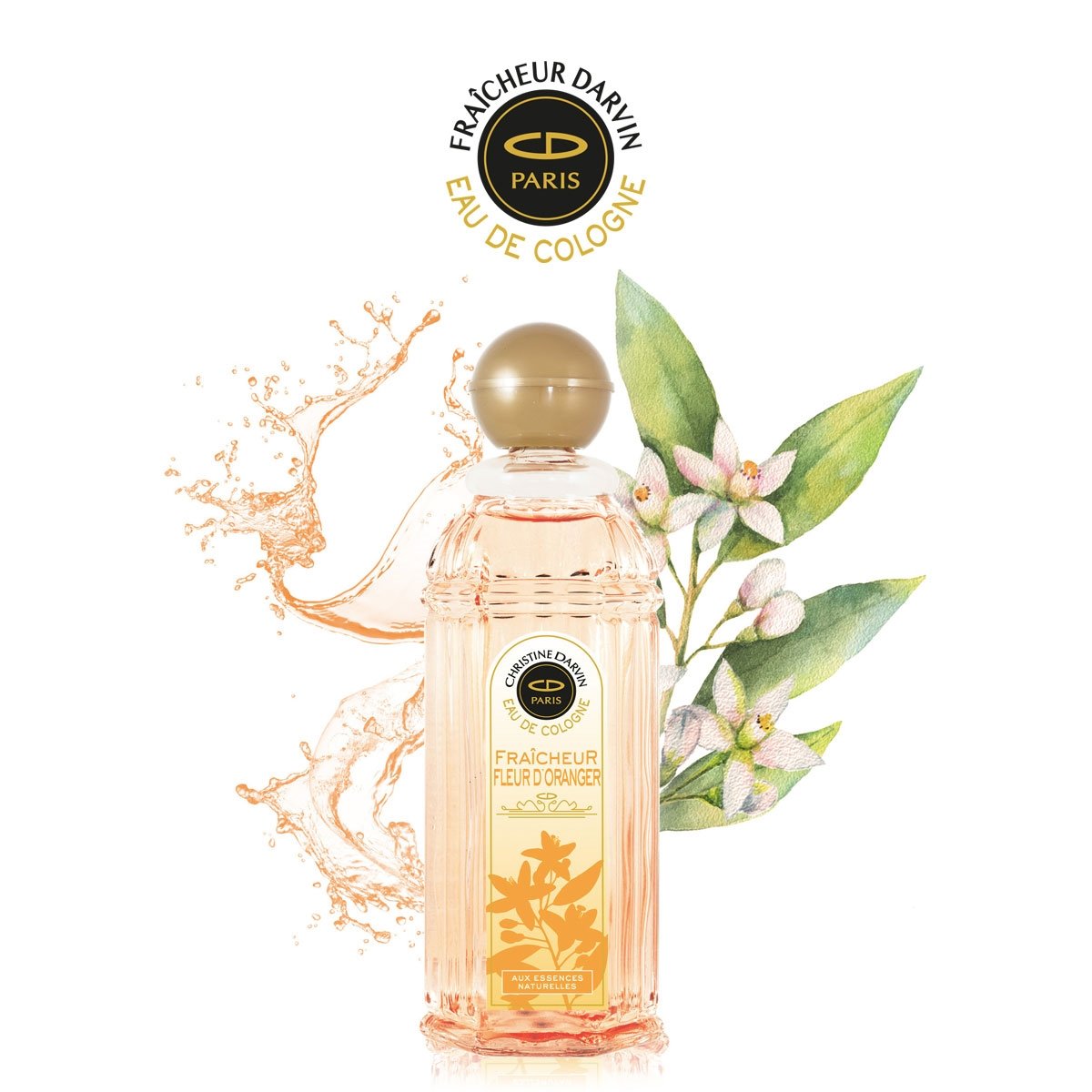 Perfume Christine Darvin Fraicheur Fleur D’Oranger - Eau de Cologne 250ml 2