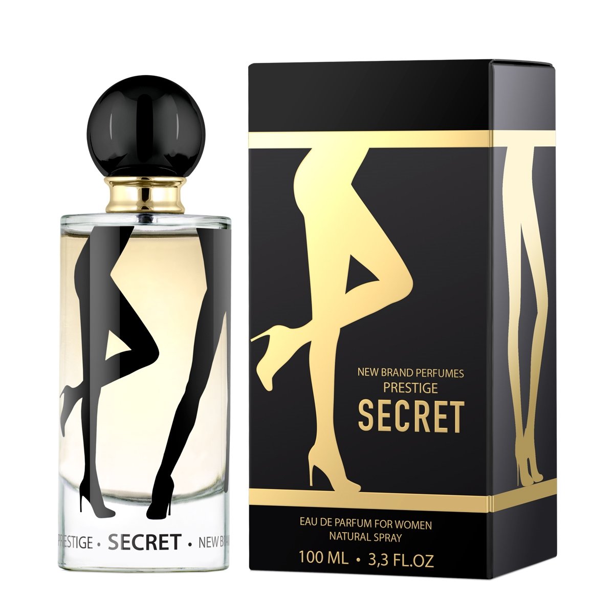 Perfume New Brand Prestige Secret For Women - Eau de Parfum Feminino 100ml 2